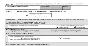[AKTYWNY DRUK] Deklaracja VAT-7K (9) 2016 online – pobierz za darmo eDeklarację VAT-7K (9):